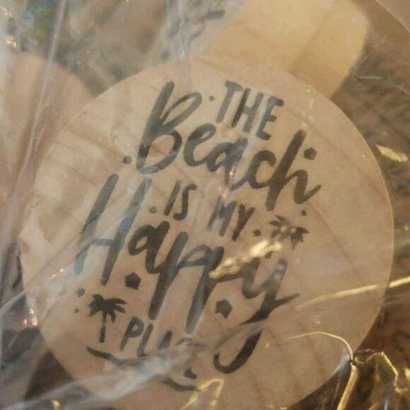 BNIB Wooden Drawer Pulls Beach Themed - Picture 1 of 8